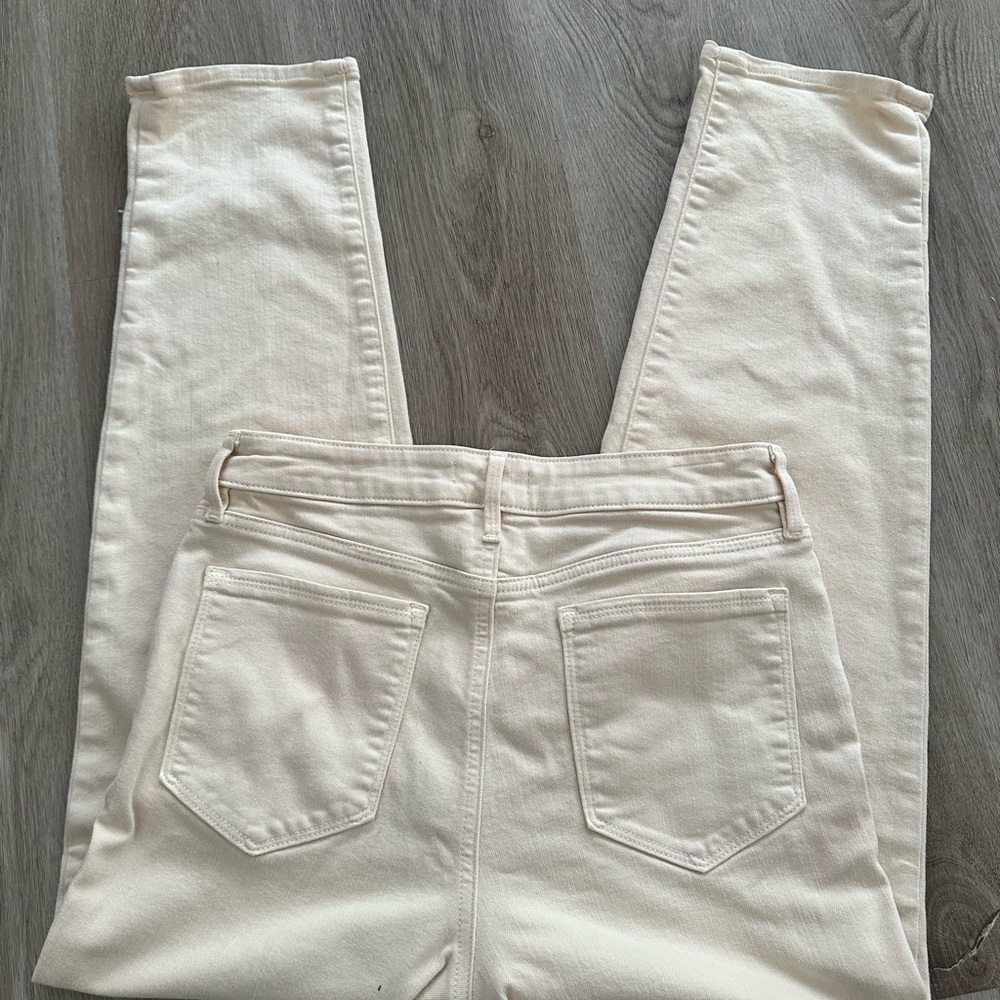 Athleta Flex Straight Jean - Color Bone - Women’s Size 10 - Picture 3 of 3